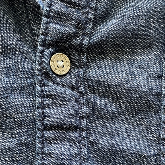 Guess Chambray Slim Fit Shirt - Picture 5 of 10